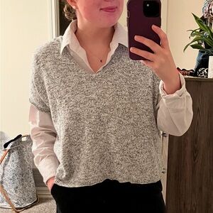 Madewell Gray Sweater Vest